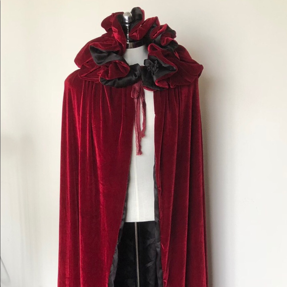 Sold - Red Velvet Cape